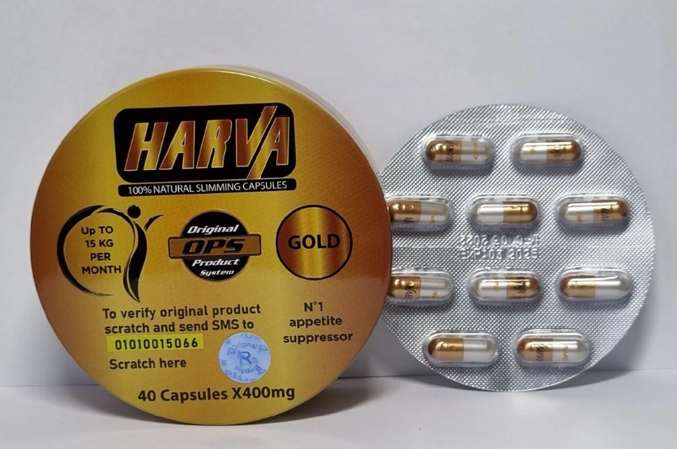Harva Gold dietary supplement 40 capsules