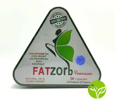 Weight Loss Herbal Formula Fatzorb Premium Fat Glucose Carbo Binder 36 pills